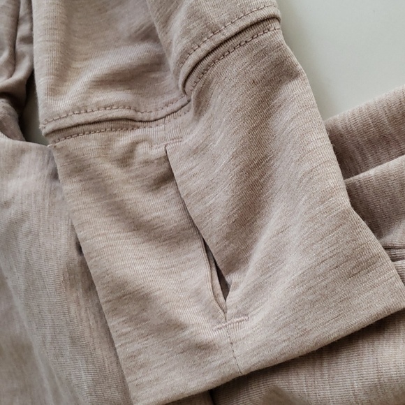 All in Motion™ Long Sleeve Top in Light Heathered Brown Size XS - Picture 7 of 11
